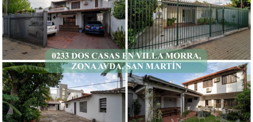 0233 CASA EN BARRIO VILLA MORRA, ZONA AVDA. SAN MARTÍN