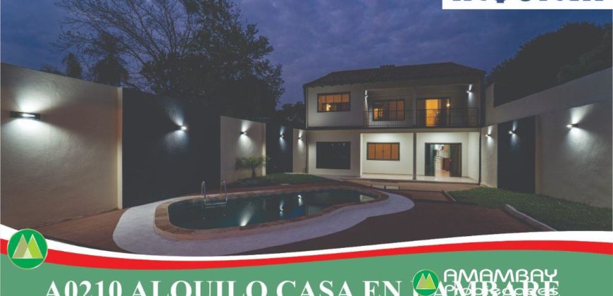 A0210 ALQUILO CASA EN LAMBARÉ, BARRIO KENNEDY