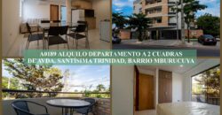 A0189 ALQUILO DEPARTAMENTO AMOBLADO, BARRIO MBURUCUYA