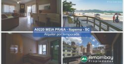 A0220 DEPARTAMENTO EN MEIA PRAIA, ITAPEMA – ALQUILER POR TEMPORADA
