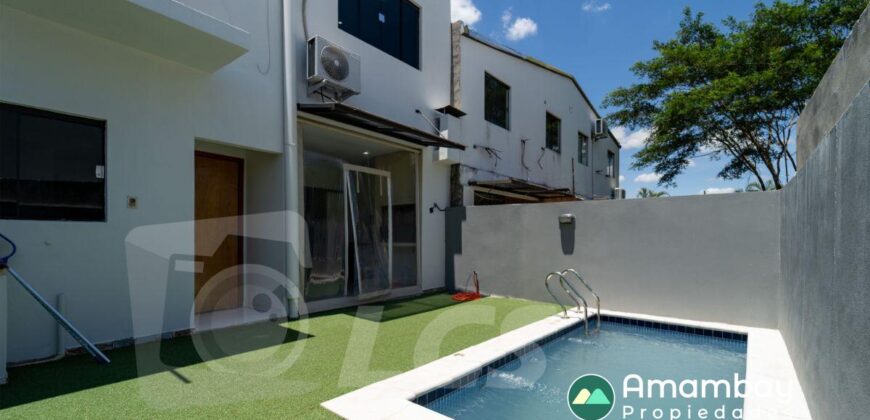 A0217 ALQUILO DÚPLEX EN LAMBARÉ, BARRIO MBACHIO