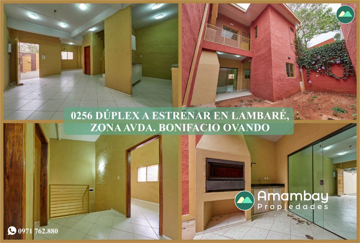 0256 DÚPLEX A ESTRENAR EN LAMBARÉ, ZONA AVDA. BONIFACIO OVANDO