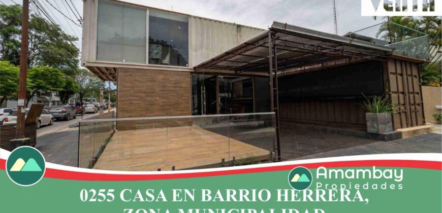 0255 CASA EN BARRIO HERRERA, ZONA MUNICIPALIDAD DE ASUNCIÓN