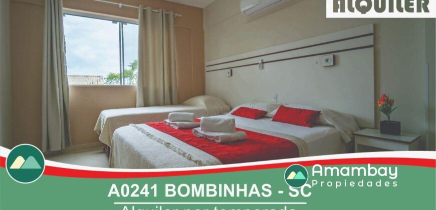 A0241 DEPARTAMENTO EN BOMBINHAS – ALQUILER POR TEMPORADA 