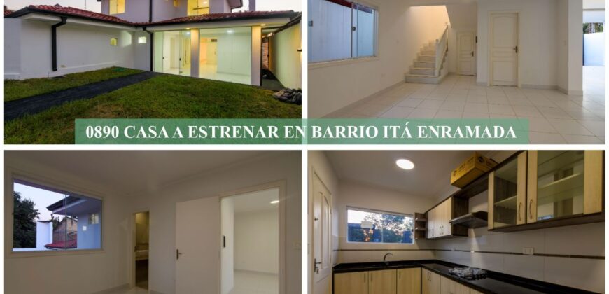 0890 CASA EN BARRIO ITA ENRAMADA, ZONA AVDA. PERÓN
