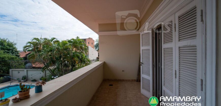 A0246 ALQUILO RESIDENCIA EN BARRIO RECOLETA, ZONA AVDA. CHOFERES DEL CHACO