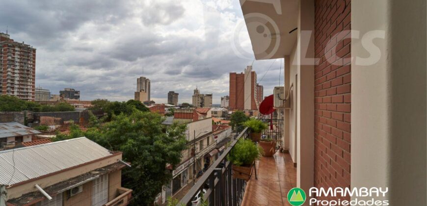 A0015 ALQUILO DEPARTAMENTO AMOBLADO EN ZONA CÉNTRICA DE ASUNCIÓN, BARRIO CATEDRAL