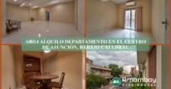 A0014 ALQUILO DEPARTAMENTO EN ZONA CÉNTRICA DE ASUNCIÓN, BARRIO CATEDRAL