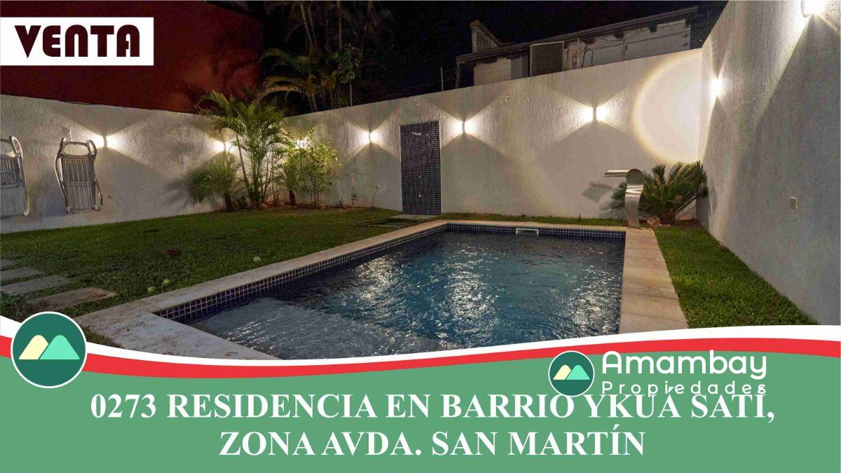 A0294 ALQUILO RESIDENCIA EN BARRIO YKUA SATI, ZONA AVDA. SAN MARTÍN