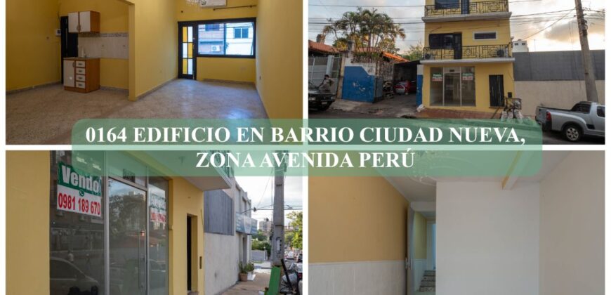 0164 EDIFICIO EN BARRIO CIUDAD NUEVA, ZONA AVDA. PERÚ