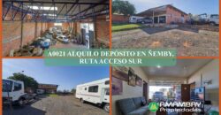 A0021 ALQUILO DEPÓSITO EN ÑEMBY, RUTA ACCESO SUR