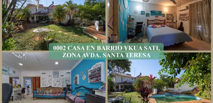 0002 CASA EN BARRIO YKUA SATI, ZONA AVDA. SANTA TERESA