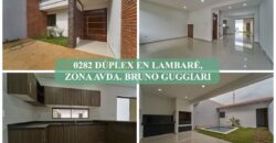 0282 DÚPLEX EN LAMBARÉ, ZONA AVDA. BRUNO GUGGIARI
