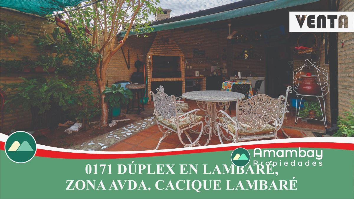 0171 DÚPLEX EN LAMBARÉ, ZONA AVDA. CACIQUE LAMBARÉ