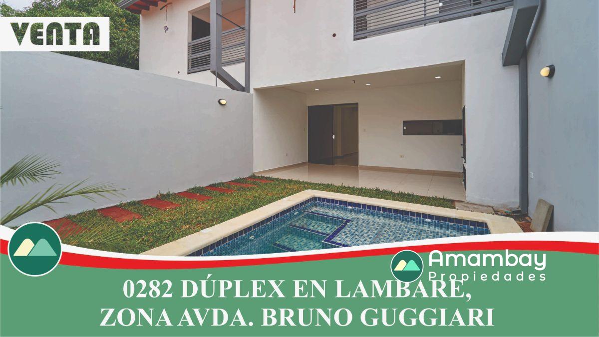 0282 DÚPLEX EN LAMBARÉ, ZONA AVDA. BRUNO GUGGIARI