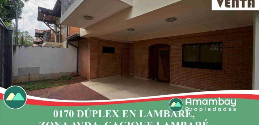 0170 CASA EN LAMBARÉ, ZONA AVDA. CACIQUE LAMBARÉ