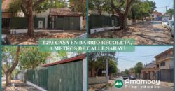 0293 CASA EN BARRIO RECOLETA, A METROS DE CALLE SARAVÍ