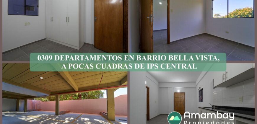 0309 DEPARTAMENTOS EN BARRIO BELLA VISTA, ZONA AVDA. SANTÍSIMO SACRAMENTO