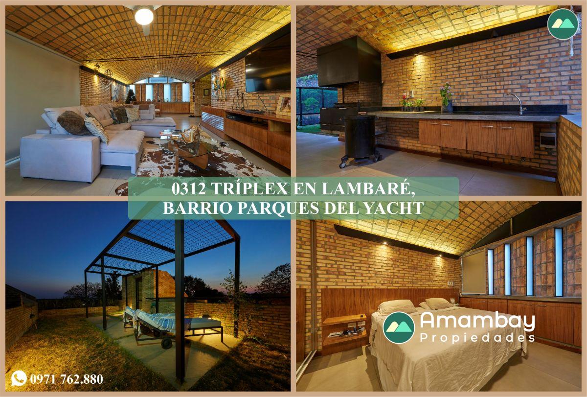0312 TRIPLEX EN LAMBARÉ, BARRIO PARQUES DEL YACHT