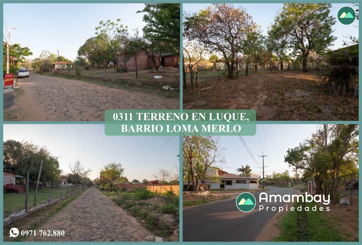 0311 TERRENO EN LUQUE, BARRIO LOMA MERLO