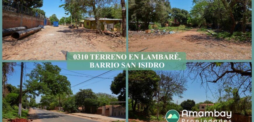 0310 TERRENO EN LAMBARÉ, BARRIO SAN ISIDRO