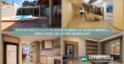 0320 RESIDENCIA EN BARRIO MARISCAL ESTIGARRIBIA, ZONA AVDA. BOGGIANI