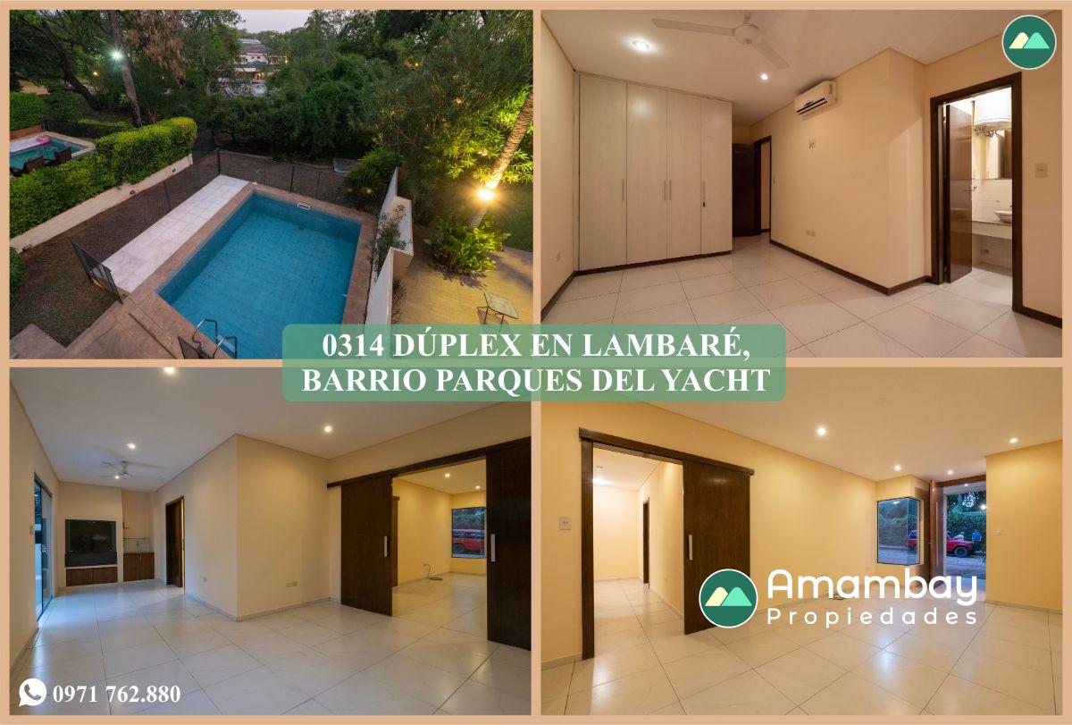 0314 DÚPLEX EN LAMBARÉ, BARRIO PARQUES DEL YACHT