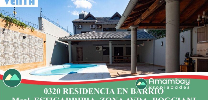 0320 RESIDENCIA EN BARRIO MARISCAL ESTIGARRIBIA, ZONA AVDA. BOGGIANI
