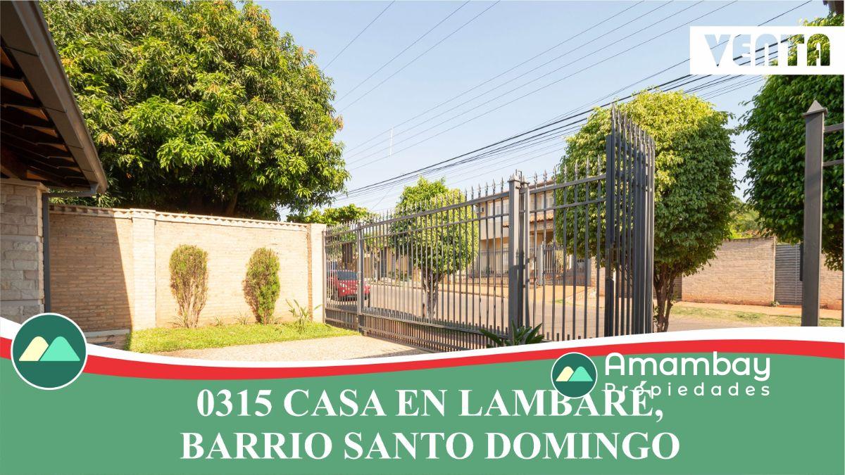0315 CASA EN LAMBARÉ, BARRIO SANTO DOMINGO