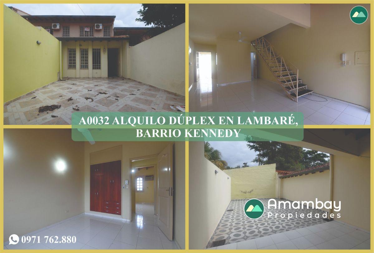 A0032 ALQUILO DÚPLEX EN LAMBARE, BARRIO KENNEDY