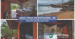 A0252 CHALET EN BALNEARIO CAMBORIÚ, PRAIA DO ESTALEIRO – ALQUILER POR TEMPORADA
