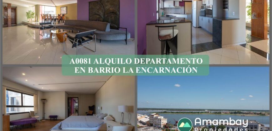 A0081 ALQUILO DEPARTAMENTO EN BARRIO LA ENCARNACIÓN