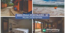A0253  CHALET EN BALNEARIO CAMBORIÚ, PRAIA DO ESTALEIRO – ALQUILER POR TEMPORADA