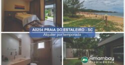 A0254 DEPARTAMENTO EN BALNEARIO CAMBORIU, PRAIA DO ESTALEIRO – ALQUILER POR TEMPORADA