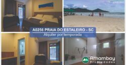 A0256 DEPARTAMENTO EN BALNEARIO CAMBORIÚ, PRAIA DO ESTALEIRO – ALQUILER POR TEMPORADA