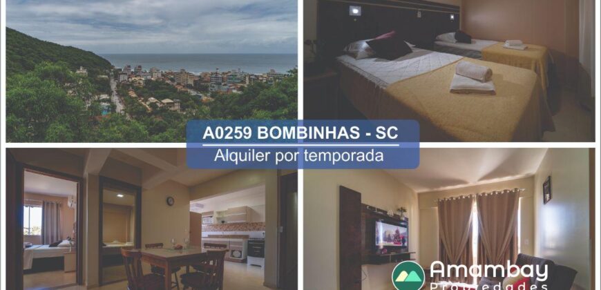 A0259 DEPARTAMENTO EN BOMBINHAS – ALQUILER POR TEMPORADA
