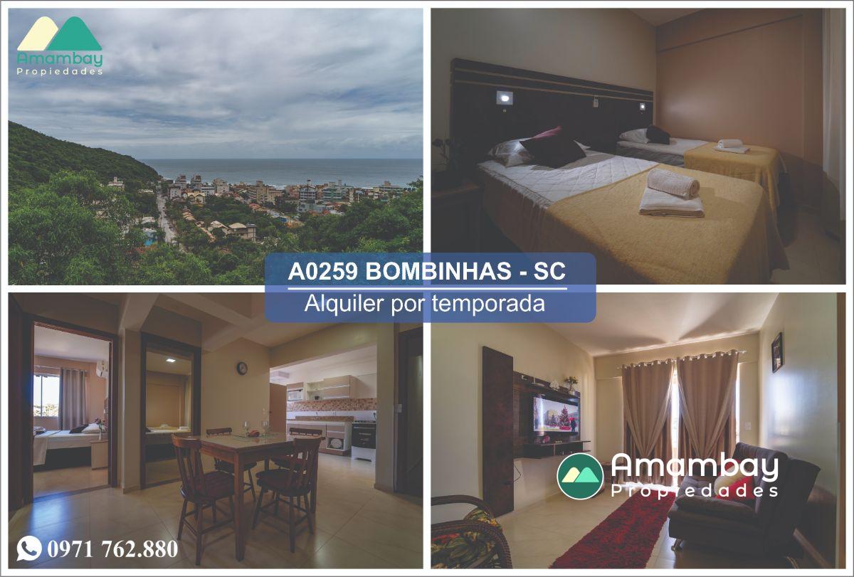 A0259 DEPARTAMENTO EN BOMBINHAS – ALQUILER POR TEMPORADA