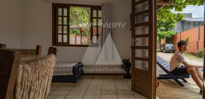 A0253  CHALET EN BALNEARIO CAMBORIÚ, PRAIA DO ESTALEIRO – ALQUILER POR TEMPORADA