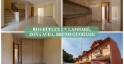 0344 DÚPLEX EN LAMBARÉ, ZONA AVDA. BRUNO GUGGIARI