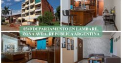 0340 DEPARTAMENTO EN LAMBARÉ, ZONA AVDA. REPÚBLICA ARGENTINA