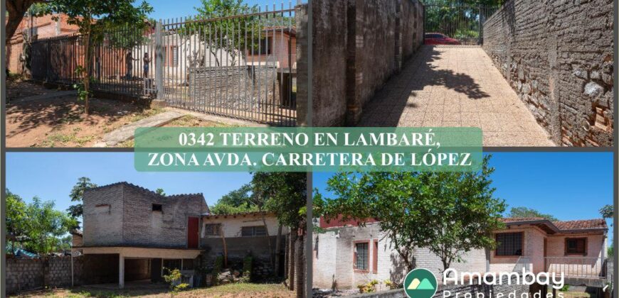 0342 TERRENO EN LAMBARÉ, BARRIO PUERTO PABLA
