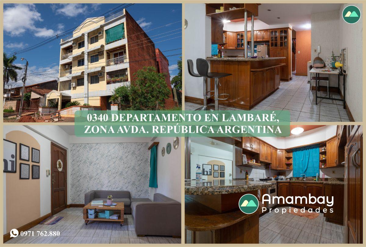 0340 DEPARTAMENTO EN LAMBARÉ, ZONA AVDA. REPÚBLICA ARGENTINA