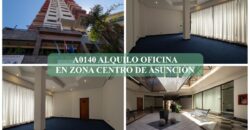 A0140 ALQUILO OFICINA EN ZONA CENTRO DE ASUNCIÓN