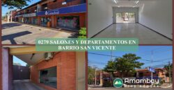 0279 DEPARTAMENTOS Y SALONES EN ASUNCIÓN, BARRIO SAN VICENTE