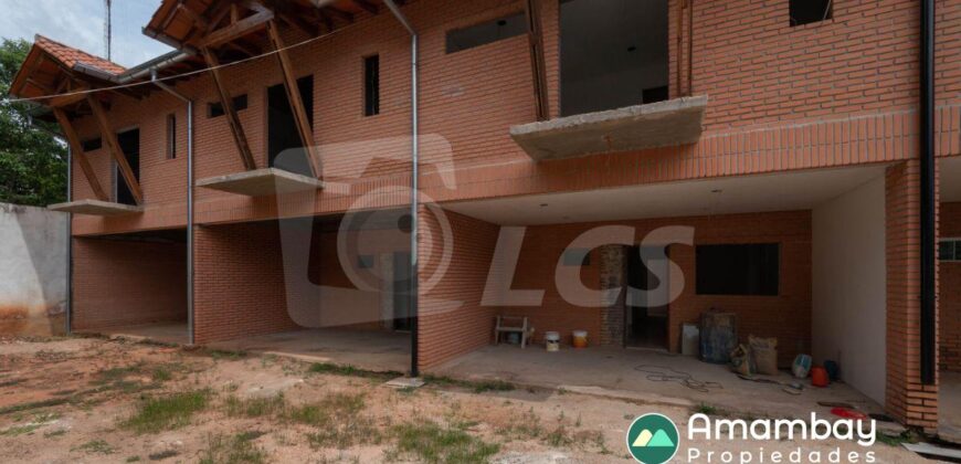 0345 DUPLEX A TERMINAR EN LAMBARÉ, ZONA AVDA. BRUNO GUGGIARI