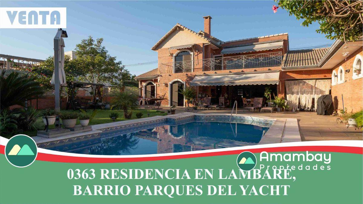 0363 RESIDENCIA EN LAMBARÉ, BARRIO PARQUES DEL YACHT