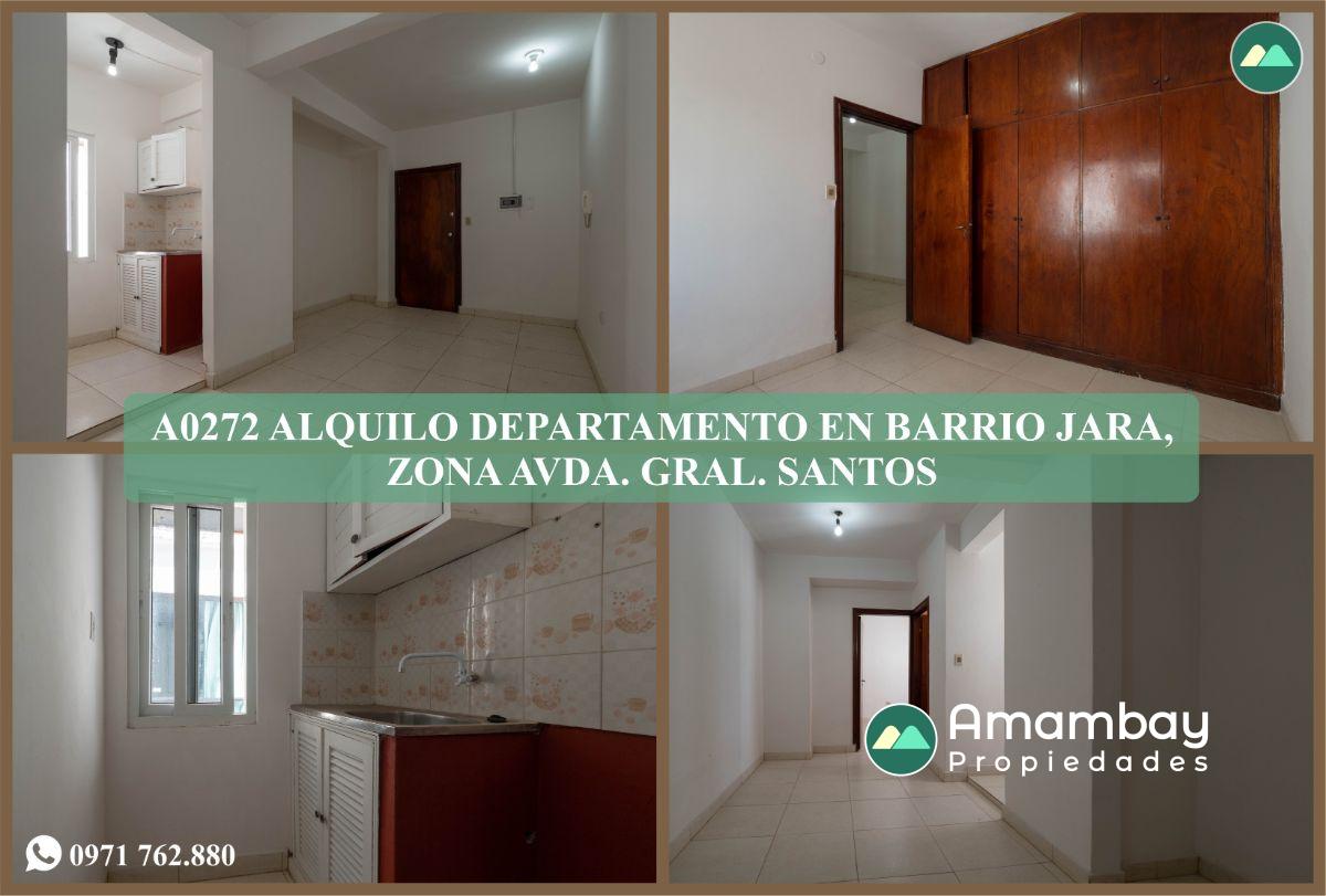 A0272 ALQUILO DEPARTAMENTO EN BARRIO JARA