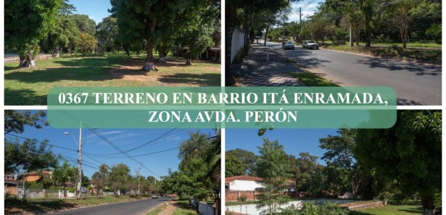 0367 TERRENO EN BARRIO ITA ENRAMADA, ZONA AVDA. PERÓN