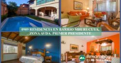 0909 RESIDENCIA EN BARRIO MBURUCUYA, ZONA AVDA. PRIMER PRESIDENTE