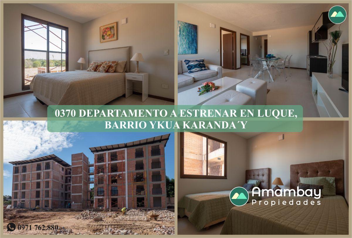 0370 DEPARTAMENTO A ESTRENAR EN LUQUE, BARRIO YKUA KARANDA´Y